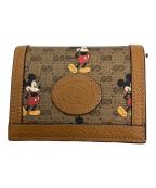 GUCCI×DISNEYグッチ×ディズニー）の古着「コンパクトウォレット」｜ブラウン