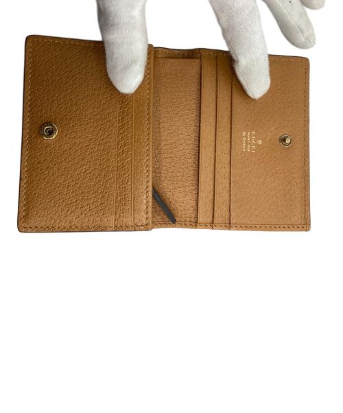 GUCCI（グッチ）GUCCI (グッチ) Disney (ディズニー) コンパクトウォレット ブラウンの古着・服飾アイテム