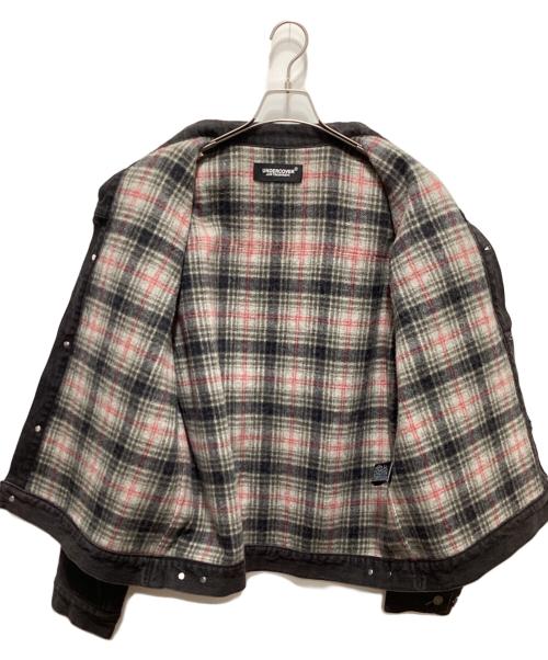 UNDERCOVER（アンダーカバー）UNDERCOVER (アンダーカバー) HAND Denim Jacket ブラック サイズ:5の古着・服飾アイテム