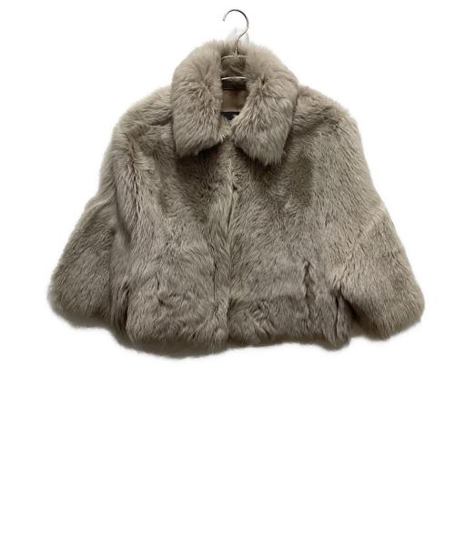 BLANCHA（ブランカ）BLANCHA (ブランカ) DEUXIEME CLASSE (ドゥーズィエム クラス) ファーショートコート ブラウン サイズ:38の古着・服飾アイテム