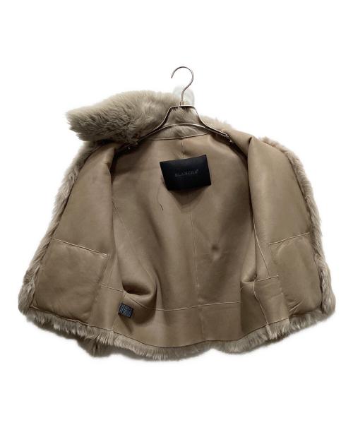 BLANCHA（ブランカ）BLANCHA (ブランカ) DEUXIEME CLASSE (ドゥーズィエム クラス) ファーショートコート ブラウン サイズ:38の古着・服飾アイテム