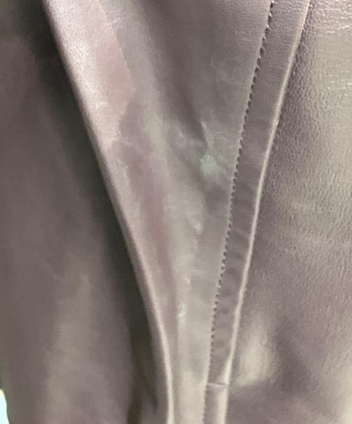 D'URBAN（ダーバン）D'URBAN (ダーバン) シングルライダースジャケット ブラウン サイズ:LLの古着・服飾アイテム