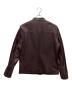 D'URBAN (ダーバン) シングルライダースジャケット ブラウン サイズ:LL：15000円