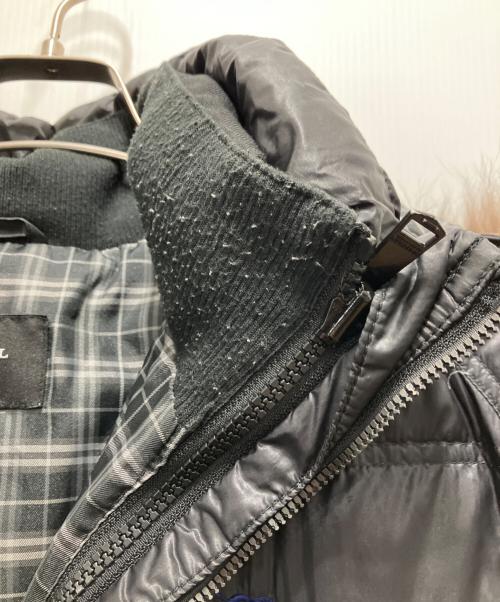 BURBERRY BLACK LABEL（バーバリーブラックレーベル）BURBERRY BLACK LABEL (バーバリーブラックレーベル) ライナー付きダウンジャケット ブラック サイズ:Lの古着・服飾アイテム