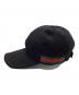 GUCCI (グッチ) GGキャンバスベースボールキャップ ブラック：22000円