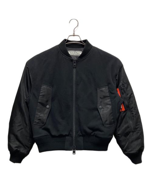 Onitsuka Tiger（オニツカタイガー）Onitsuka Tiger (オニツカタイガー) BOMBER JACKET ブラック サイズ:Sの古着・服飾アイテム