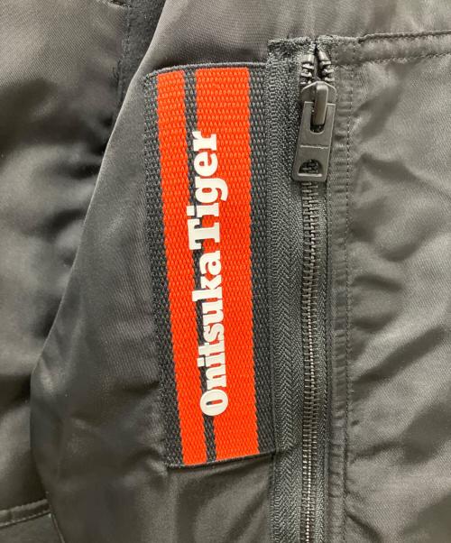 Onitsuka Tiger（オニツカタイガー）Onitsuka Tiger (オニツカタイガー) BOMBER JACKET ブラック サイズ:Sの古着・服飾アイテム