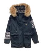 Mastermind JAPAN×CarHarttマスターマインド ジャパン×カーハート）の古着「モッズコート」｜ブラック