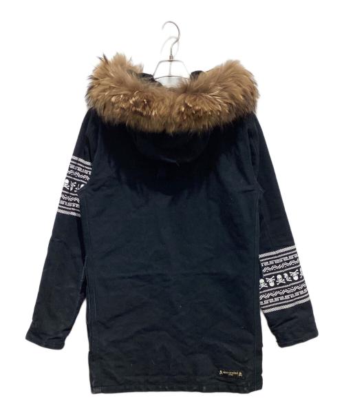 Mastermind JAPAN（マスターマインド ジャパン）Mastermind JAPAN (マスターマインド ジャパン) CarHartt (カーハート) モッズコート ブラック サイズ:ＸＳの古着・服飾アイテム