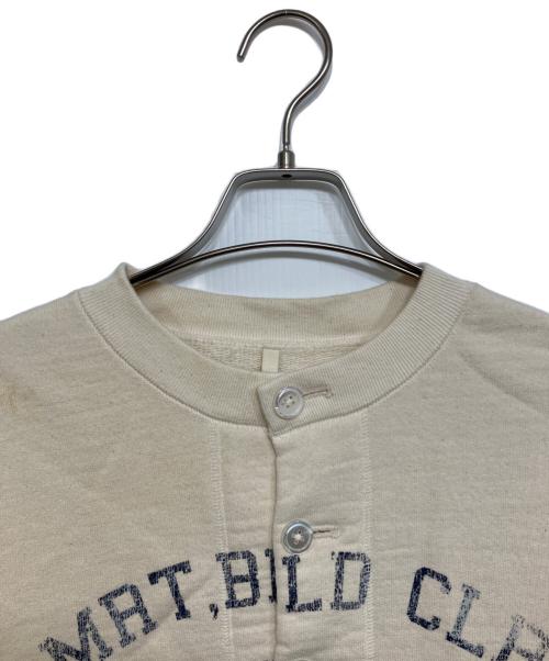 KHOKI（コッキ）KHOKI (コッキ) Vintage-effect sweat cardigan ホワイト サイズ:3の古着・服飾アイテム