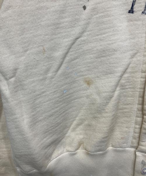 KHOKI（コッキ）KHOKI (コッキ) Vintage-effect sweat cardigan ホワイト サイズ:3の古着・服飾アイテム