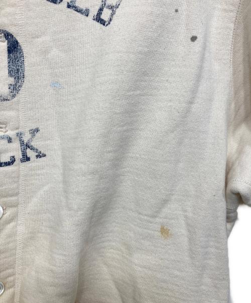KHOKI（コッキ）KHOKI (コッキ) Vintage-effect sweat cardigan ホワイト サイズ:3の古着・服飾アイテム