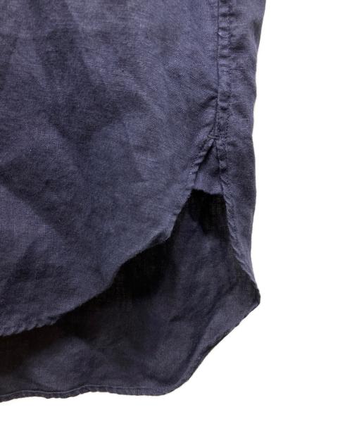 journal standard luxe（ジャーナルスタンダード ラックス）journal standard luxe (ジャーナルスタンダード ラックス) リネンオーバーサイズシャツ ネイビー サイズ:表記なしの古着・服飾アイテム