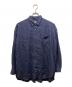 journal standard luxe（ジャーナルスタンダード ラックス）の古着「リネンオーバーサイズシャツ」｜ネイビー