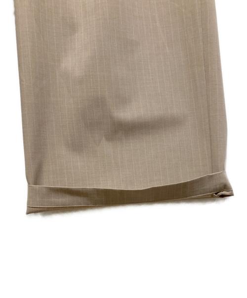 journal standard luxe（ジャーナルスタンダード ラックス）journal standard luxe (ジャーナルスタンダード ラックス) ストライプワイドパンツ ベージュ サイズ:38の古着・服飾アイテム