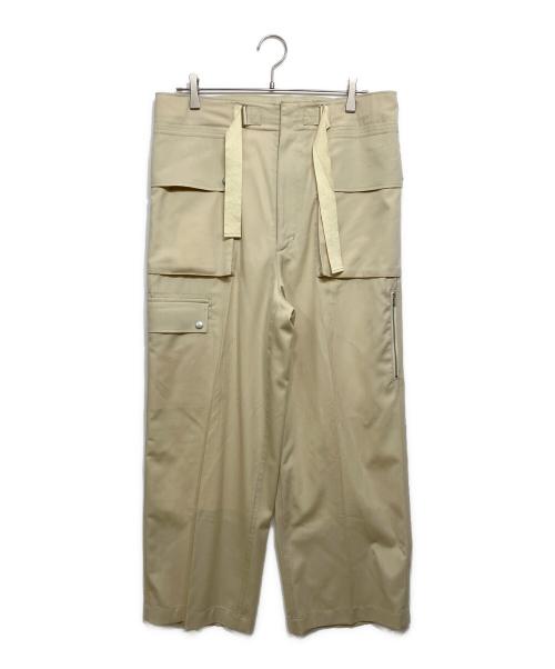 AURALEE（オーラリー）AURALEE (オーラリー) WOOL HERRINGBONE CARGO PANTS ベージュ サイズ:SIZE5の古着・服飾アイテム