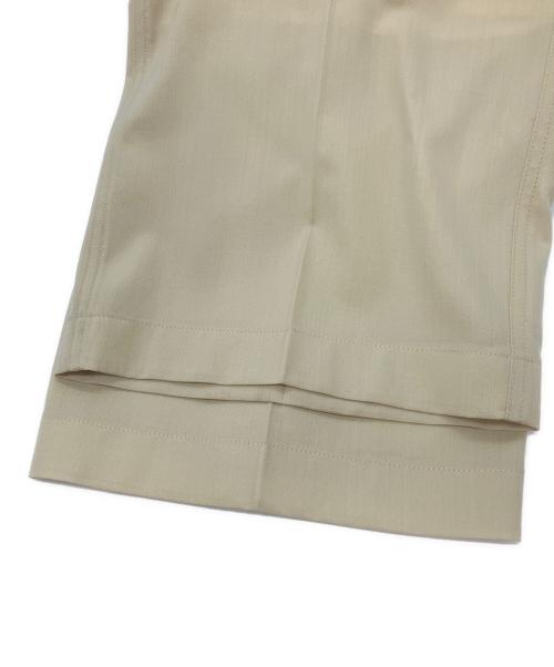 AURALEE（オーラリー）AURALEE (オーラリー) WOOL HERRINGBONE CARGO PANTS ベージュ サイズ:SIZE5の古着・服飾アイテム