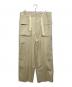 AURALEE（オーラリー）の古着「WOOL HERRINGBONE CARGO PANTS」｜ベージュ