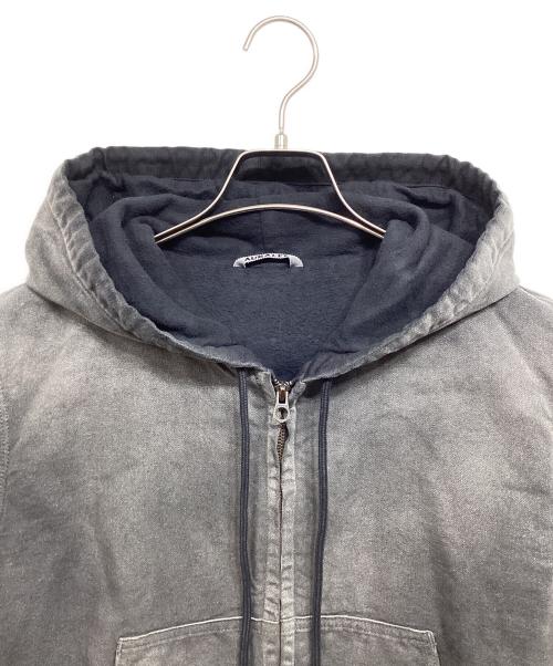 AURALEE（オーラリー）AURALEE (オーラリー) PRODUCT DYED ORGANIC COTTON DUCK SHORT ZIP PARKA グレー サイズ:3の古着・服飾アイテム