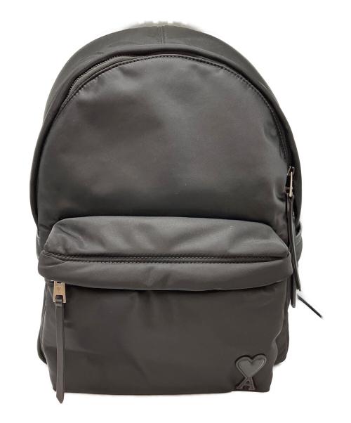 AMI Alexandre Mattiussi（アミアレクサンドルマテュッシ）AMI Alexandre Mattiussi (アミアレクサンドルマテュッシ) MARCELバックパック ブラックの古着・服飾アイテム