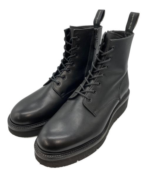 foot the coacher（フットザコーチャー）foot the coacher (フットザコーチャー) KNOCKOUT 7HOLES ブラック サイズ:7 1/2の古着・服飾アイテム