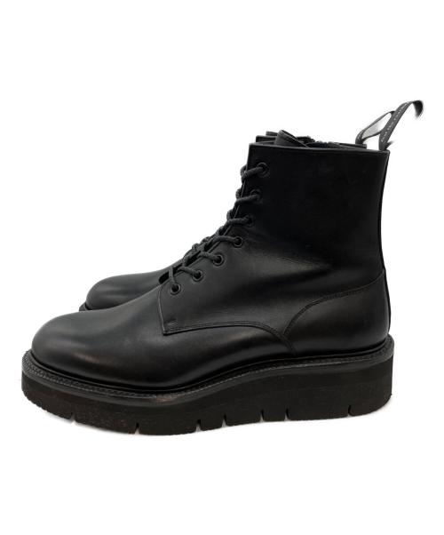 foot the coacher（フットザコーチャー）foot the coacher (フットザコーチャー) KNOCKOUT 7HOLES ブラック サイズ:7 1/2の古着・服飾アイテム