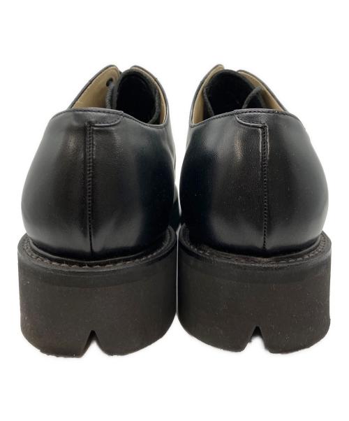foot the coacher（フットザコーチャー）foot the coacher (フットザコーチャー) OBLIQUE DERBY ブラック サイズ:7.5INCH E-WIDTHの古着・服飾アイテム