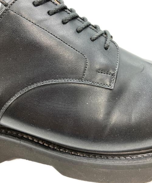 foot the coacher（フットザコーチャー）foot the coacher (フットザコーチャー) OBLIQUE DERBY ブラック サイズ:7.5INCH E-WIDTHの古着・服飾アイテム