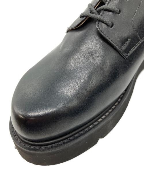 foot the coacher（フットザコーチャー）foot the coacher (フットザコーチャー) OBLIQUE DERBY ブラック サイズ:7.5INCH E-WIDTHの古着・服飾アイテム