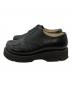 foot the coacher (フットザコーチャー) OBLIQUE DERBY ブラック サイズ:7.5INCH E-WIDTH：28000円