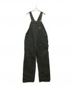 CarHarttカーハート）の古着「SANDSTONE BIB OVERALL」｜モスグリーン