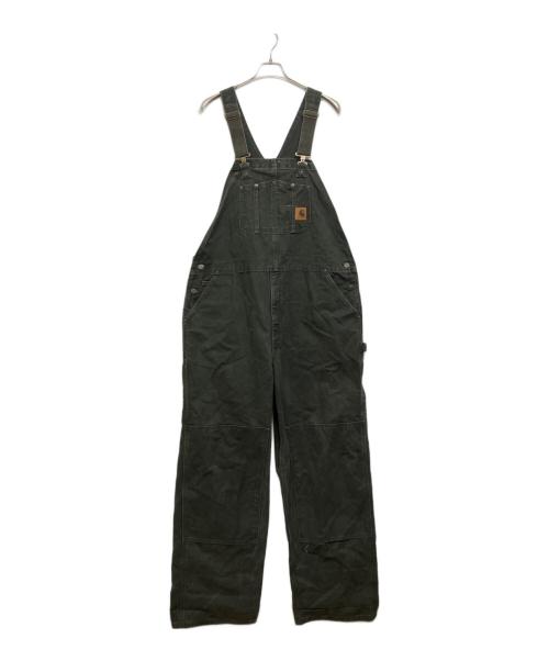 CarHartt（カーハート）CarHartt (カーハート) SANDSTONE BIB OVERALL モスグリーン サイズ:44×32の古着・服飾アイテム