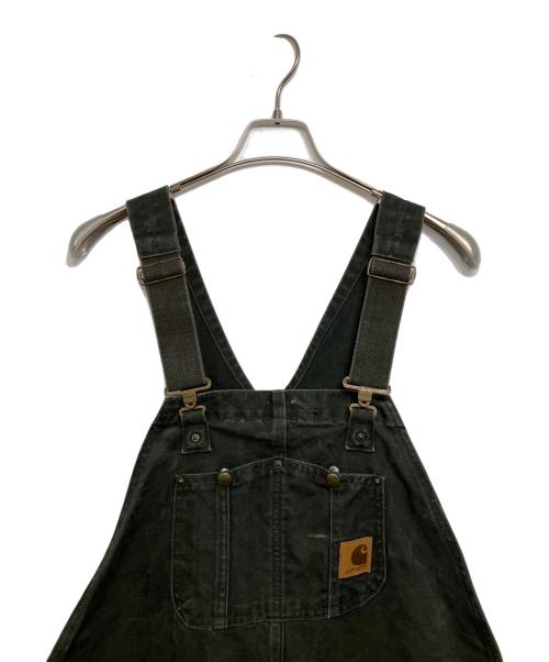 CarHartt（カーハート）CarHartt (カーハート) SANDSTONE BIB OVERALL モスグリーン サイズ:44×32の古着・服飾アイテム