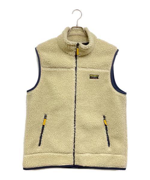 L.L.Bean（エルエルビーン）L.L.Bean (エルエルビーン) フリースベスト ベージュ サイズ:LG-REGの古着・服飾アイテム