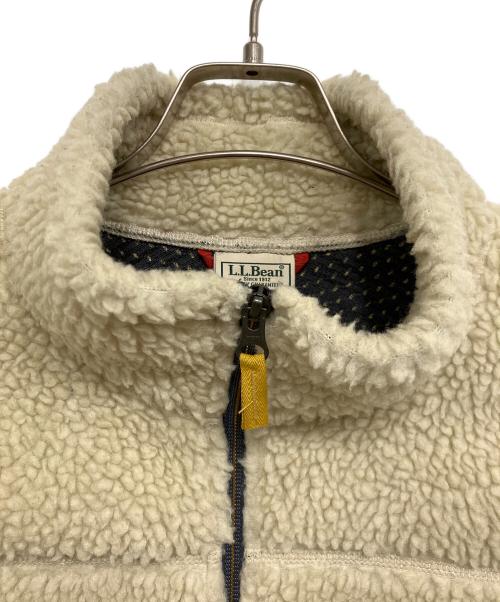 L.L.Bean（エルエルビーン）L.L.Bean (エルエルビーン) フリースベスト ベージュ サイズ:LG-REGの古着・服飾アイテム
