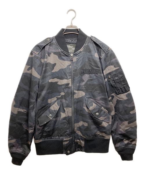AVIREX（アヴィレックス）AVIREX (アヴィレックス) L-2B カモフラフライトジャケット グレー サイズ:XLの古着・服飾アイテム