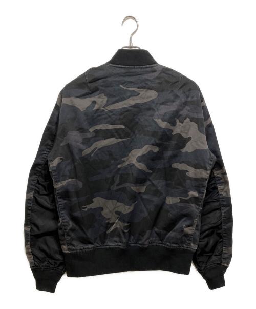 AVIREX（アヴィレックス）AVIREX (アヴィレックス) L-2B カモフラフライトジャケット グレー サイズ:XLの古着・服飾アイテム