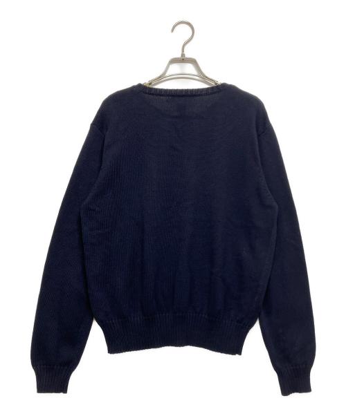 LAUREN RALPH LAUREN（ローレン ラルフ ローレン）LAUREN RALPH LAUREN (ローレン ラルフ ローレン) ロゴニット ネイビー サイズ:Ｍの古着・服飾アイテム