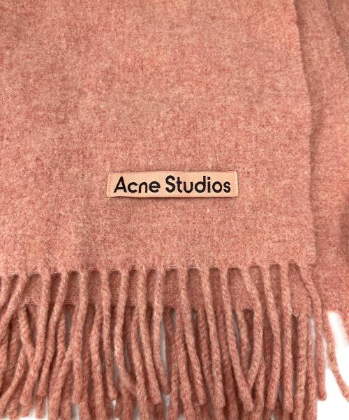 Acne studios（アクネ ストゥディオズ）ACNE STUDIOS (アクネ ストゥディオズ) 大判フリンジストール ピンク サイズ:200×70cmの古着・服飾アイテム