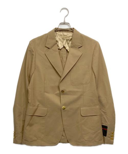 GUCCI（グッチ）GUCCI (グッチ) 金釦ブレザー ベージュ サイズ:46の古着・服飾アイテム