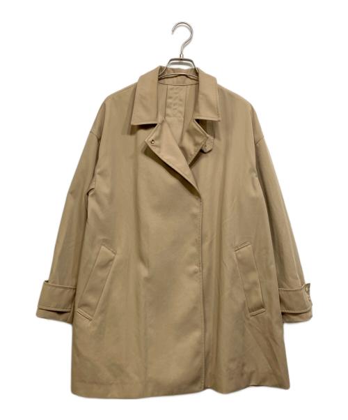 green label relaxing（グリーンレーベルリラクシング）green label relaxing (グリーンレーベルリラクシング) 撥水 Aライン ステンカラー コート ベージュ サイズ:36の古着・服飾アイテム