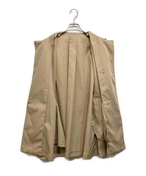 green label relaxing（グリーンレーベルリラクシング）green label relaxing (グリーンレーベルリラクシング) 撥水 Aライン ステンカラー コート ベージュ サイズ:36の古着・服飾アイテム