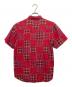 stussy (ステューシー) S/Sパッチワーク チェックシャツ レッド サイズ:S：8000円