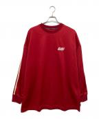 glambグラム）の古着「Pullover line jersey」｜レッド