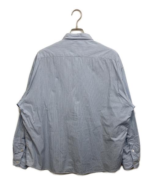 Porter Classic（ポータークラシック）Porter Classic (ポータークラシック) ROLL UP SHIRT ブルー サイズ:XLの古着・服飾アイテム