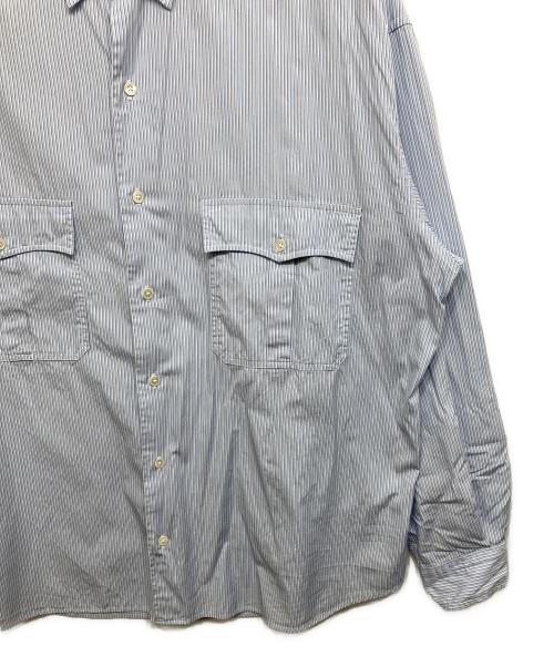 Porter Classic（ポータークラシック）Porter Classic (ポータークラシック) ROLL UP SHIRT ブルー サイズ:XLの古着・服飾アイテム