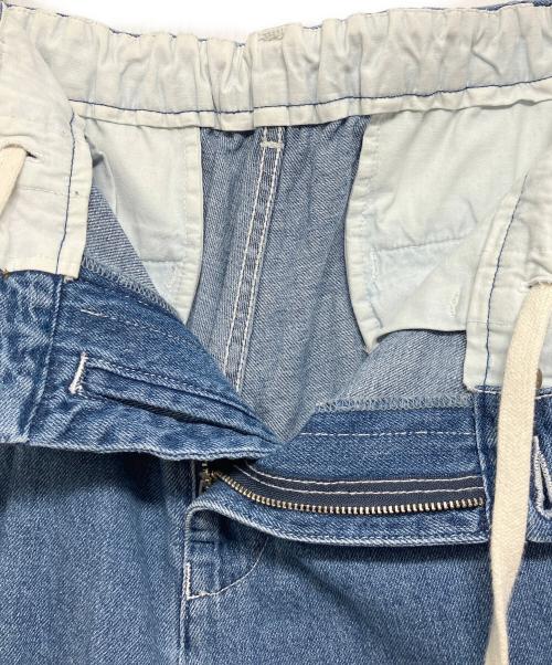 PWA（プア）PWA (プア) リネンミックスデニムパンツ インディゴ サイズ:XLの古着・服飾アイテム