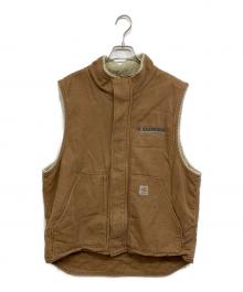 CarHartt（カーハート）の古着「裏ボアダックベスト」｜ベージュ