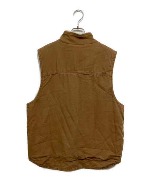 CarHartt（カーハート）CarHartt (カーハート) 裏ボアダックベスト ベージュ サイズ:Lの古着・服飾アイテム