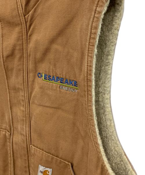 CarHartt（カーハート）CarHartt (カーハート) 裏ボアダックベスト ベージュ サイズ:Lの古着・服飾アイテム